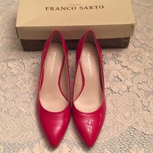 Franco Sarto Rema red heels